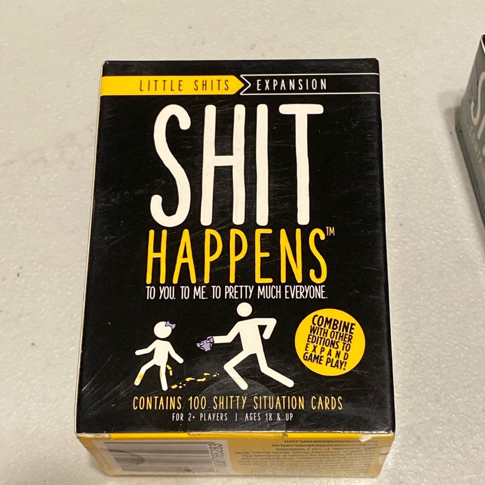 SH*T HAPPENS CARD GAME Expansion pack situation cards Little Sh*ts  100 card box